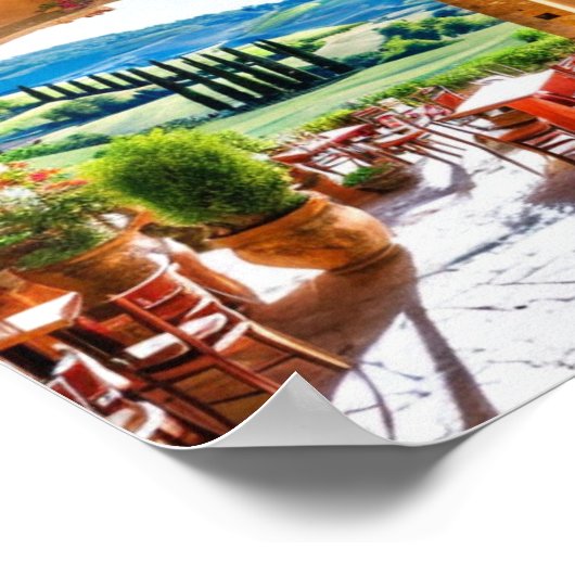 Restaurant Dellago Poster (Ecke)