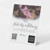 Restaurant-Deluxe QR-Code Sockelschild (Vorderseite)