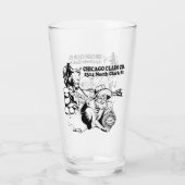 Restaurant der Chicago Anspruchgesellschaft Glas (Rückseite)