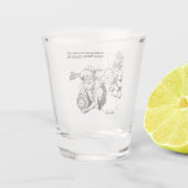 Restaurant der Chicago Anspruchgesellschaft Schnapsglas (Rückseite)