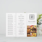 Restaurant-Design | Modernes Foto Branding (Stehend Vorderseite)