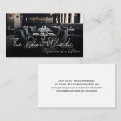 Restaurant Dining Tables  Visitenkarte (Vorne/Hinten)