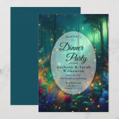 Restaurant "Enchanted Forest of Radiant Jewels" Einladung (Vorne/Hinten)