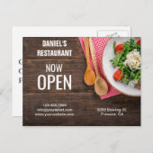 Restaurant Eröffnung | Jetzt öffnen | Directmailin Postkarte (Vorne/Hinten)