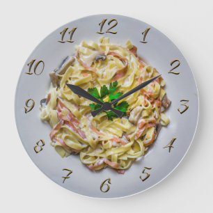 Restaurant (Fettuccin) Große Wanduhr