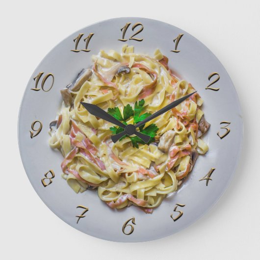 Restaurant (Fettucin) Große Wanduhr (Vorderseite)