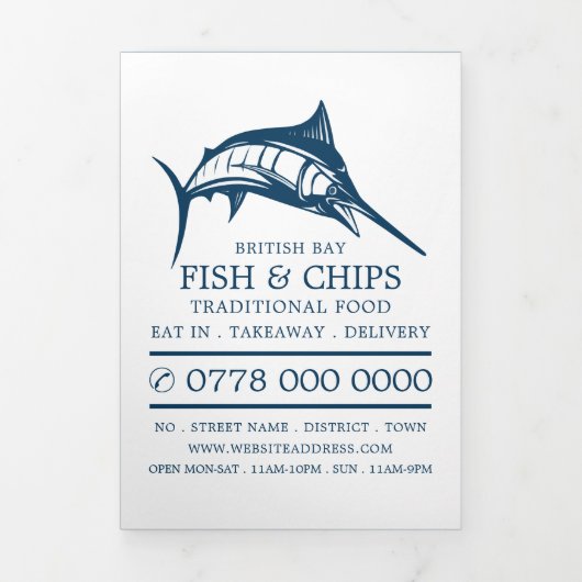 Restaurant "Fish & Chip" Menü "triftige Flyer" (Cover)