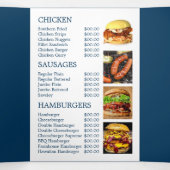 Restaurant "Fish & Chip" Menü "triftige Flyer" (Innenseite Mitte)