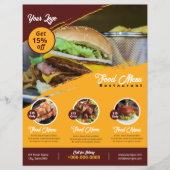 Restaurant Flyer | Menü (Vorderseite)