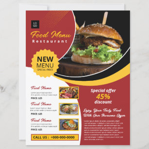 Restaurant Flyer Vorlage