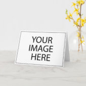 Restaurant Foto Merchandise Karte (Gelbe Blume)