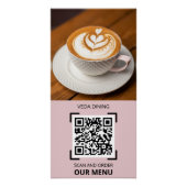 Restaurant Foto Scan QR Poster (Vorderseite)