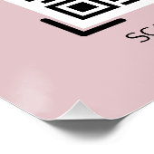 Restaurant Foto Scan QR Poster (Ecke)