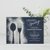 Restaurant Grand Opening Einladung (Stehend Vorderseite)