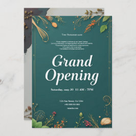 Restaurant Grand Opening Einladung