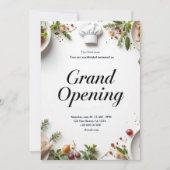 Restaurant Grand Opening Einladung (Vorderseite)
