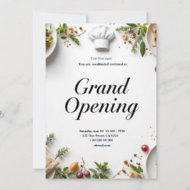 Restaurant Grand Opening Einladung