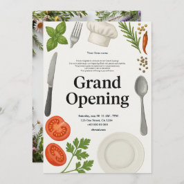 Restaurant Grand Opening Einladung