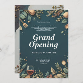 Restaurant Grand Opening Einladung