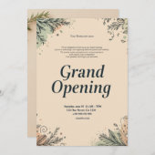 Restaurant Grand Opening Einladung (Vorne/Hinten)
