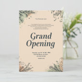 Restaurant Grand Opening Einladung (Stehend Vorderseite)