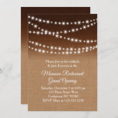 Restaurant Grand Opening Twinkle Lights Einbruch Einladung (Vorne/Hinten)