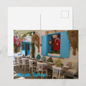 Restaurant in Alaçatı, Türkei Postkarte (Vorne/Hinten)