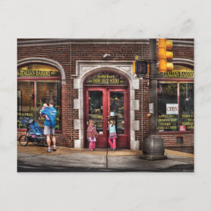 Restaurant - Italienische Bäckerei Postkarte