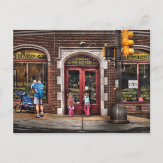 Restaurant - Italienische Bäckerei Postkarte