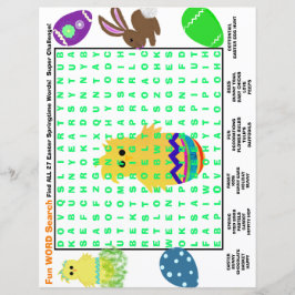 Restaurant Kids Activity Papers Osterfrühling