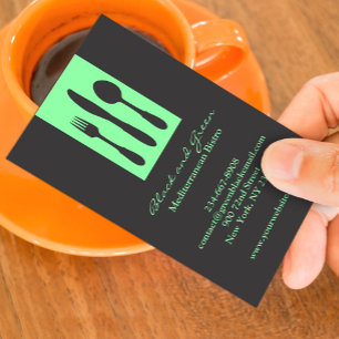 Restaurant Koch Catering Business Card Visitenkarte