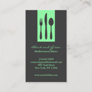 Restaurant Koch Catering Business Card Visitenkarte