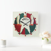 RESTAURANT KOCH COOKING ESSEN, CATERING QUADRATISCHE WANDUHR (Zuhause)