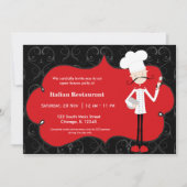 Restaurant Koch Einladung (Vorderseite)