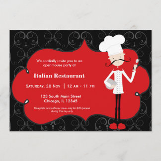 Restaurant Koch Einladung