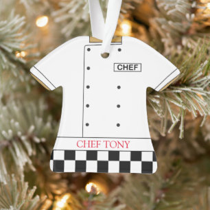 Restaurant Koch Jacket und Houses Uniform Ornament