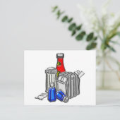 Restaurant Konditionen Kunst Postkarte (Stehend Vorderseite)