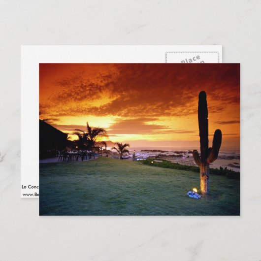 Restaurant La Concha, Baja, Mexiko Postkarte (Vorne/Hinten)
