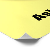 Restaurant liefert glutenfreies Plakat (Ecke)