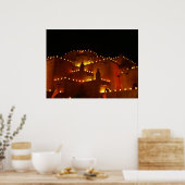 Restaurant Loretto mit Farolitos Poster (Küche)