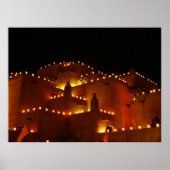 Restaurant Loretto mit Farolitos Poster (Vorne)