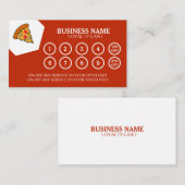 Restaurant Lounge Marketing Programm Kundendienst Treuekarte (Vorne/Hinten)