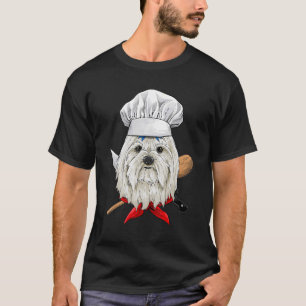 Restaurant Maltesischer Koch Koch maltesischer Hun T-Shirt