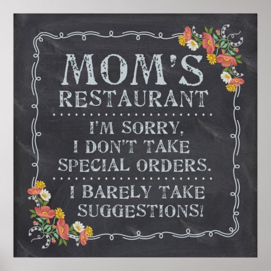 Restaurant Mama Poster (Vorne)