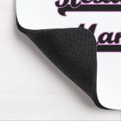 Restaurant-Manager-klassischer Job-Entwurf Mousepad (Ecke)