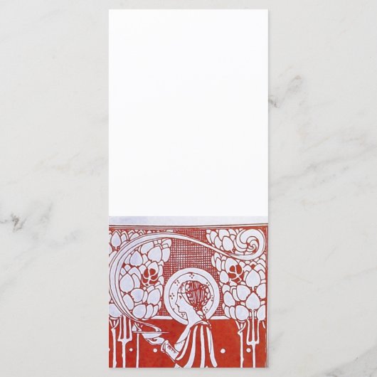 RESTAURANT MENU 1 RACK CARD MENÜKARTE (Rückseite)