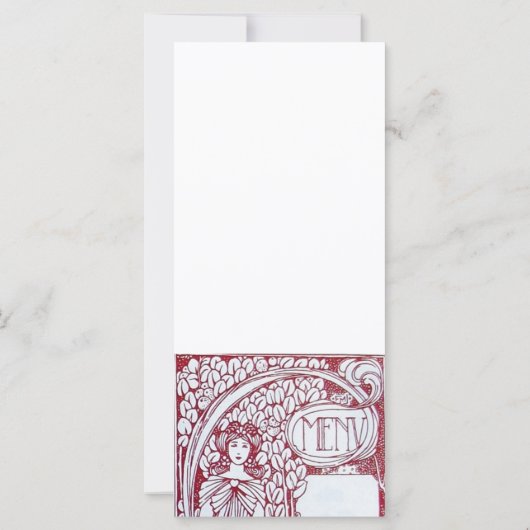 RESTAURANT MENU 2 RACK CARD (Rückseite)