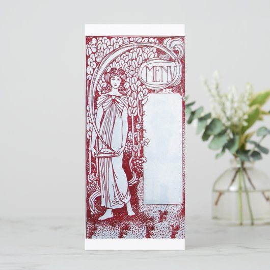 RESTAURANT MENU 2 RACK CARD (Stehend Vorderseite)