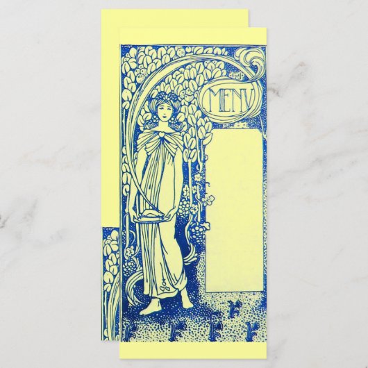 RESTAURANT MENU 2 RACK CARD MENÜKARTE (Vorne/Hinten)