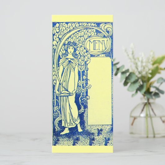 RESTAURANT MENU 2 RACK CARD MENÜKARTE (Stehend Vorderseite)